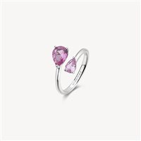 Anello Brosway Donna FANCY VIBRANT PINK in Argento Zirconia FVP114B - FVP114B